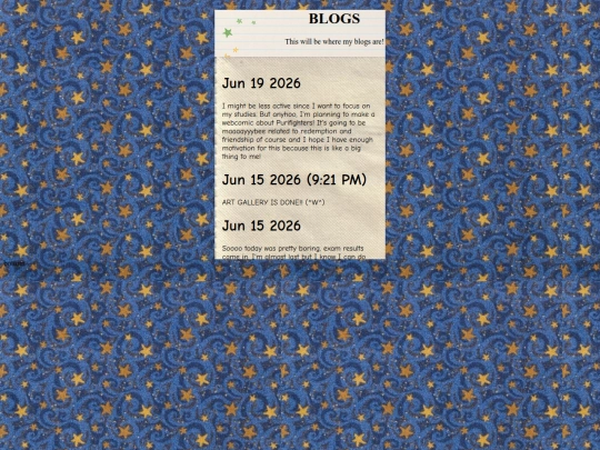 BLOG screenshot