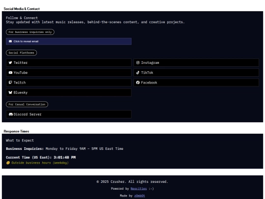 contact screenshot
