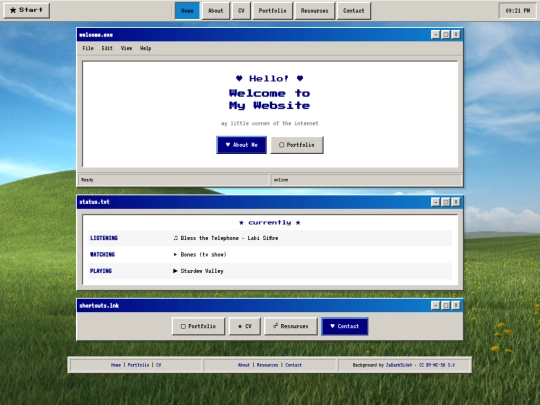 index screenshot