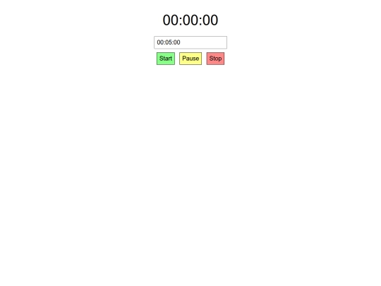 timer screenshot