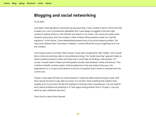posts/blogging screenshot