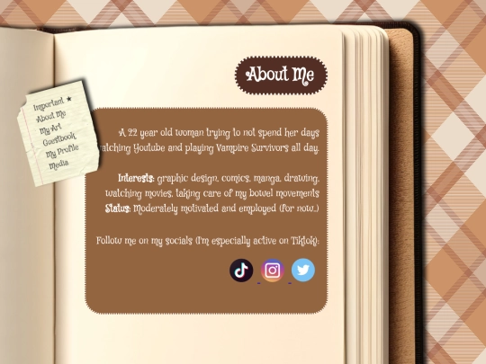 aboutme screenshot