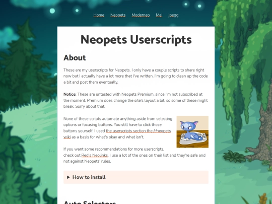 neopets/userscripts screenshot