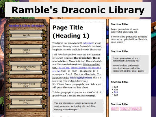 TEST screenshot