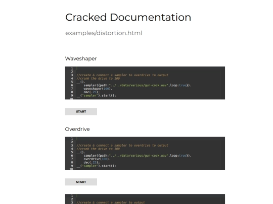 Cracked/docs/examples/distortion screenshot