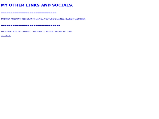 socials screenshot