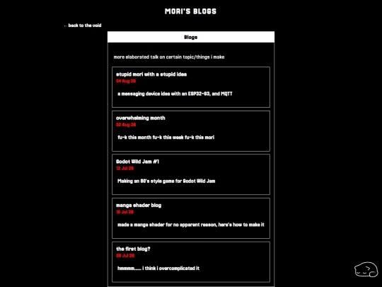 blogs screenshot