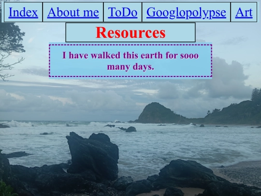 Resources screenshot