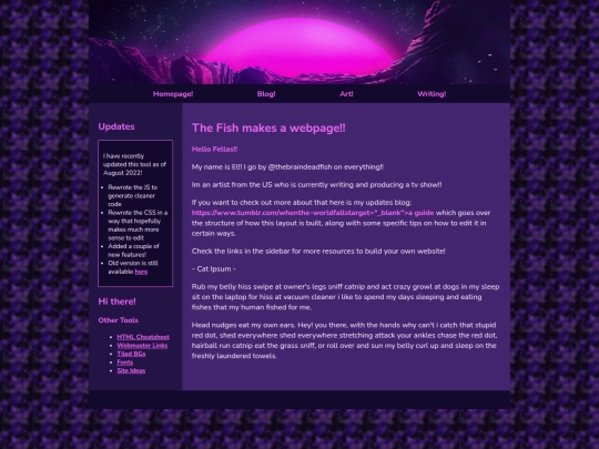 Website screenshot