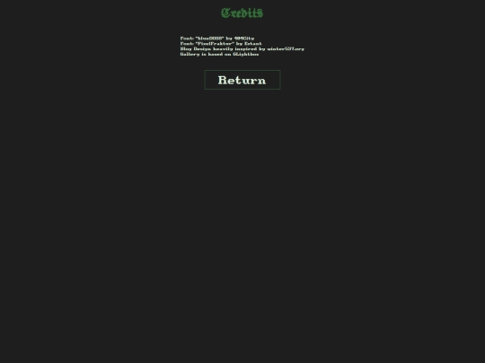 Credit screenshot