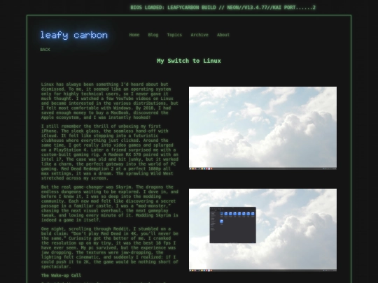 Website screenshot