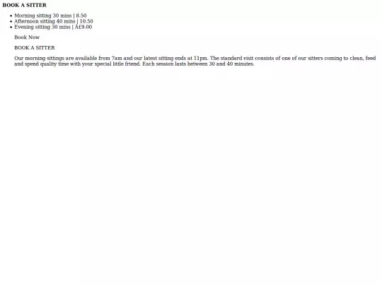 sitters screenshot