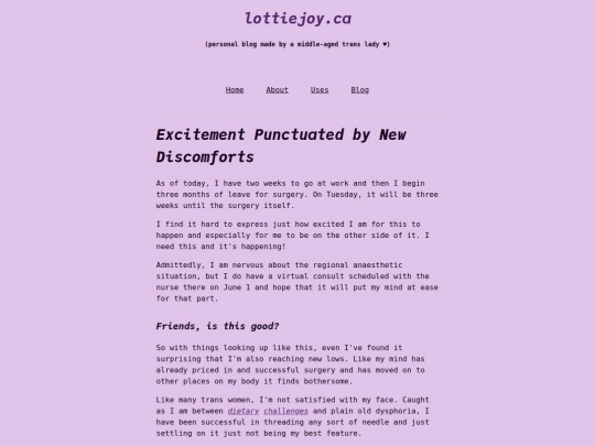excitement-punctuated-by-new-discomforts screenshot
