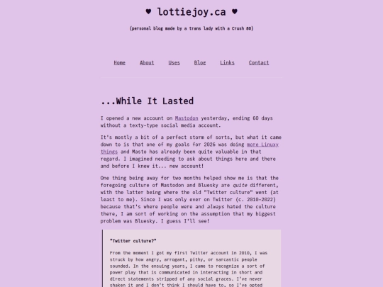 Website screenshot