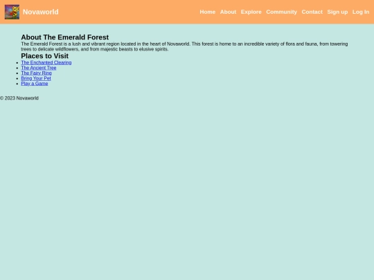 emerald_forest screenshot