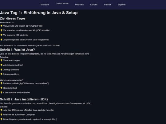 Java-Beginner1-german screenshot