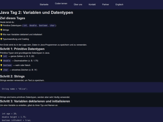 Java-Beginner2-german screenshot