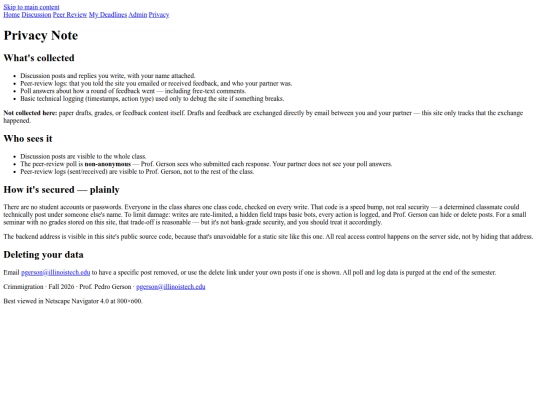 privacy screenshot