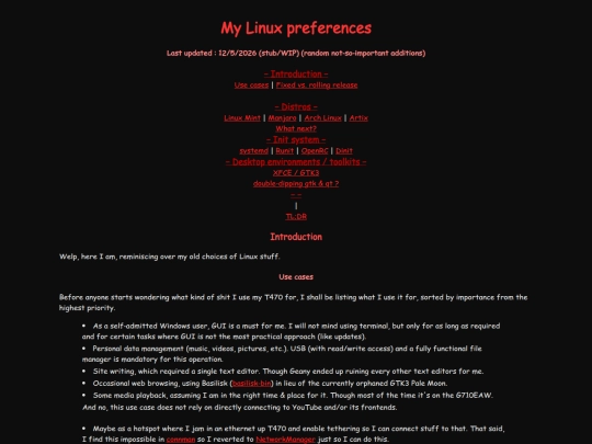 linuxprefs screenshot