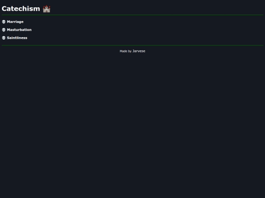 catechism screenshot