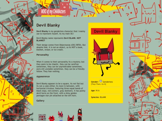 TheCharaWiki/devilblankywiki screenshot