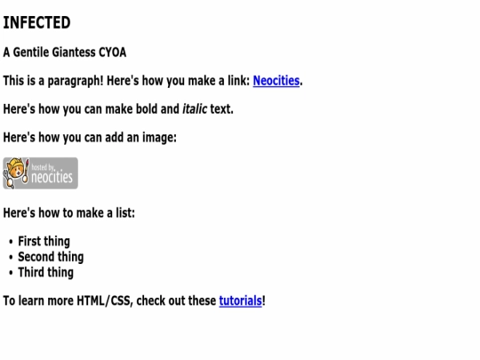 index screenshot