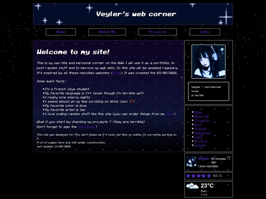 index screenshot