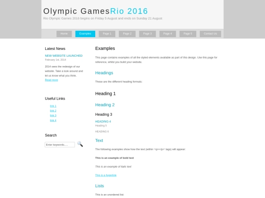 examples screenshot
