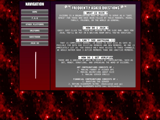 faq screenshot