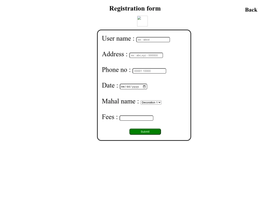 Event/decform screenshot