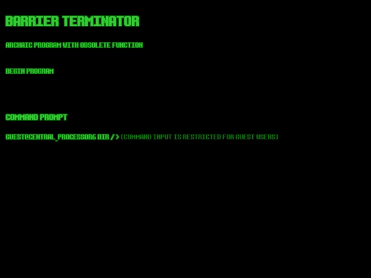 OTHER/PROGRAMS/BARRIERTERMINATOR screenshot