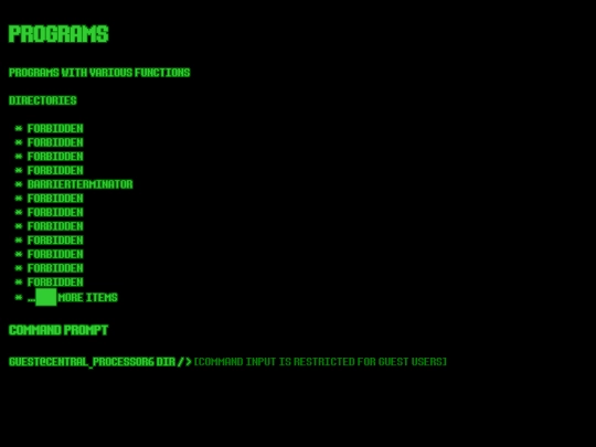 OTHER/PROGRAMS screenshot