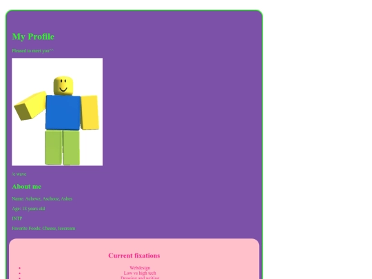 profile screenshot