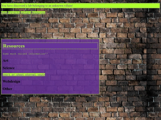 resources screenshot