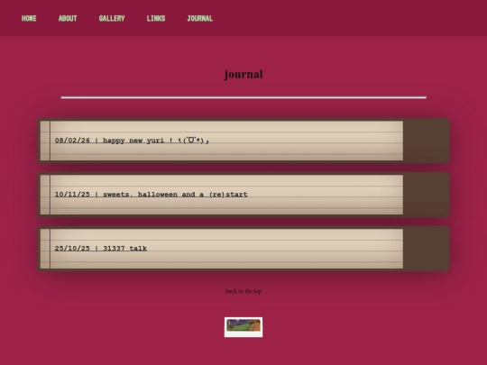 journal screenshot