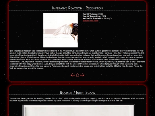 musicscene/cds/redemption screenshot