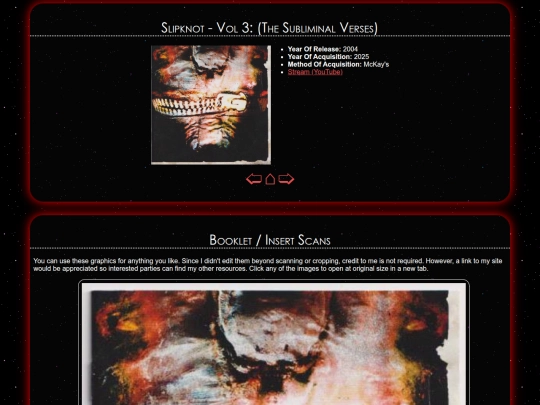 musicscene/cds/subliminalverses screenshot