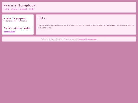 links screenshot