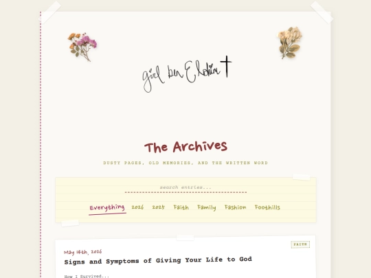 archive screenshot