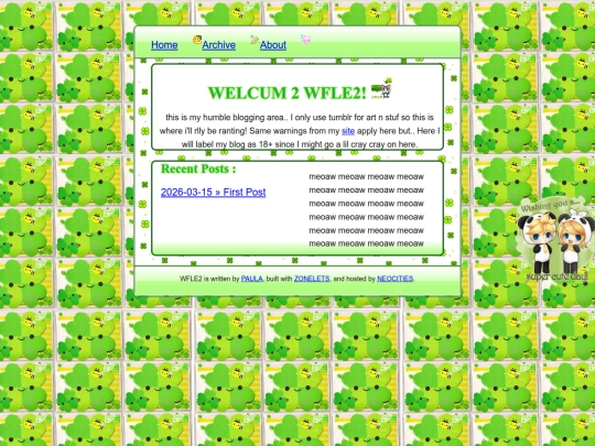 blog screenshot