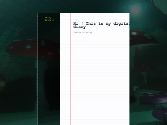 diary screenshot