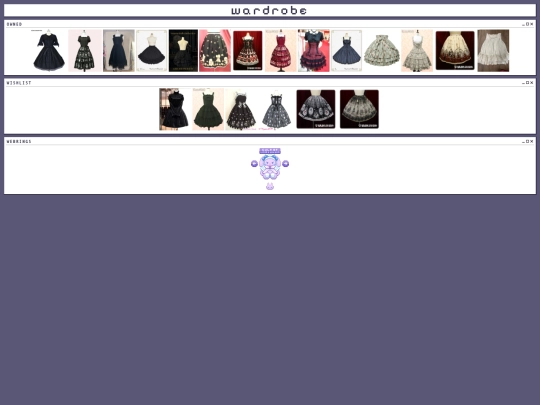 wardrobe screenshot
