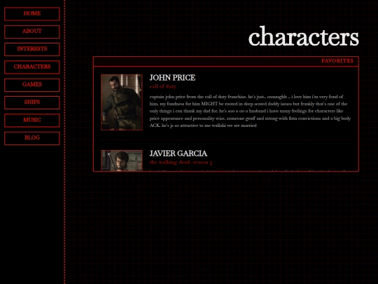 characters screenshot