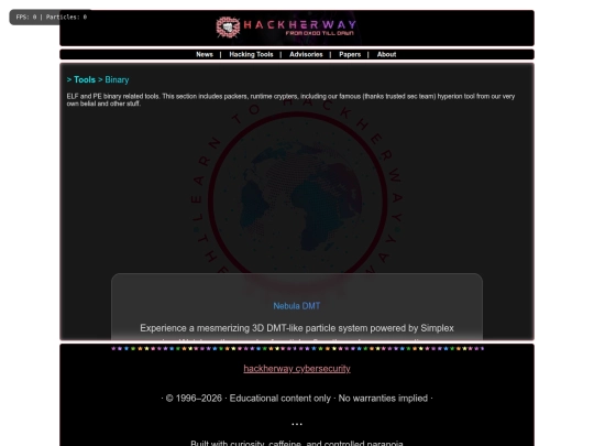 Website screenshot