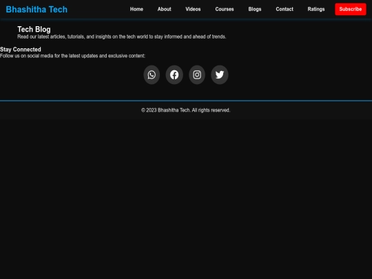 blogs screenshot