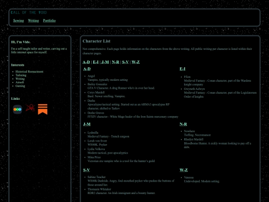 characters screenshot