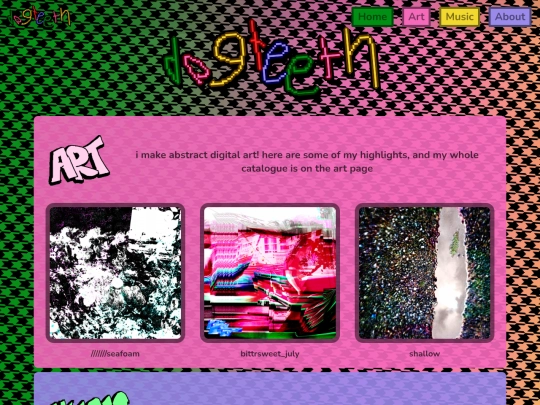 Website screenshot