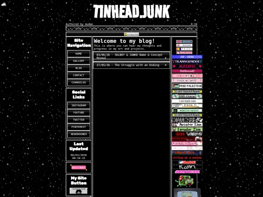 blog screenshot