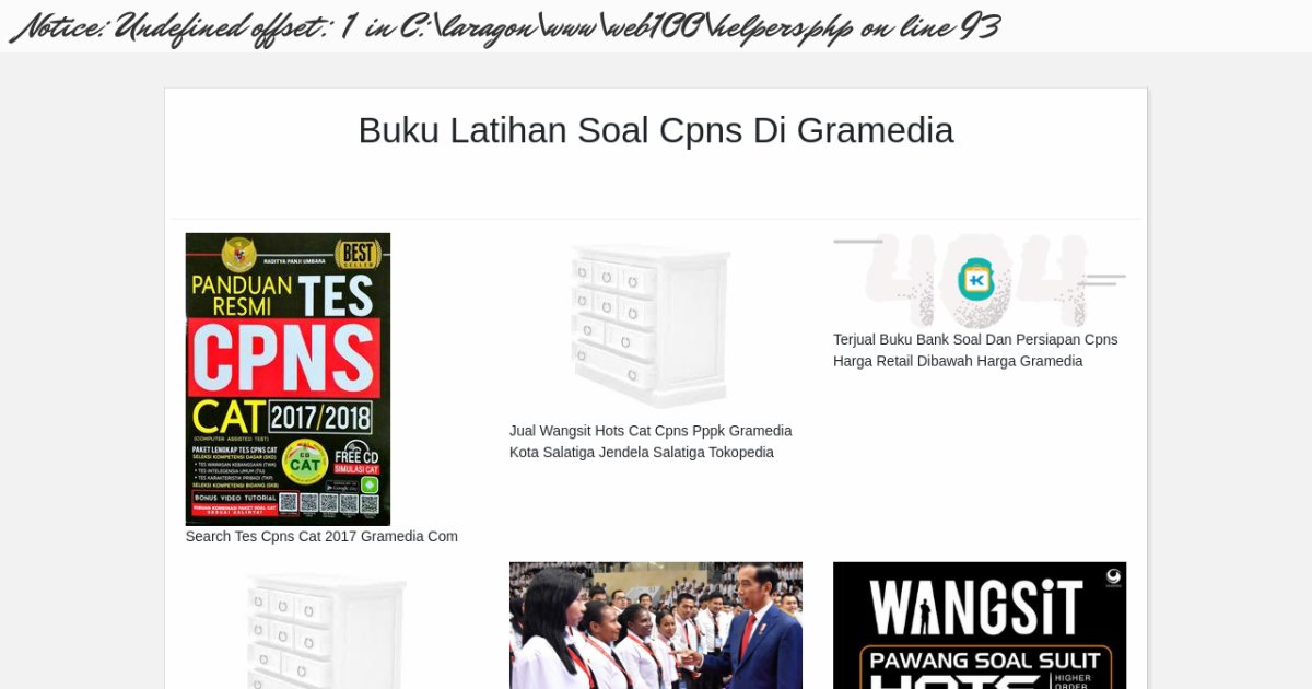 Buku Latihan Soal Cpns Di Gramedia