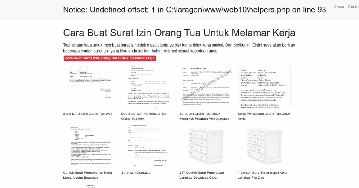 Cara Buat Surat Izin Orang Tua Untuk Melamar Kerja